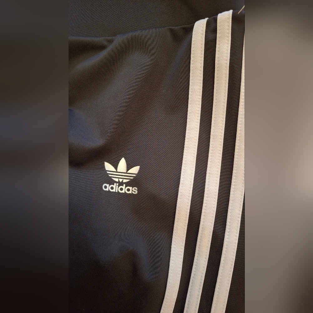 Adidas Gray and White Leggings